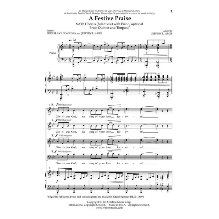 Conaway & Ames – A Festive Praise