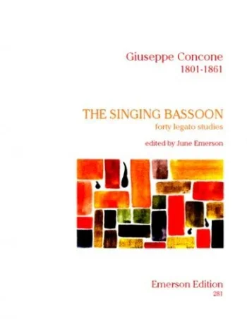 Concone : Singing Bassoon: Studies (Emerson)