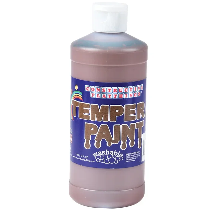 Constructive Playthings® Brown Washable Tempera Paint – Pint