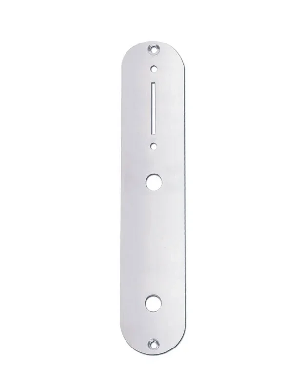 Control plate, 32x160mm, Teaser, 9,5mm holes for inch pots, chrome