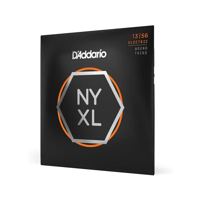 Cordes pour guitare électrique D’Addario NYXL1356W Nickel Wound Medium Wound 3rd 13-5…