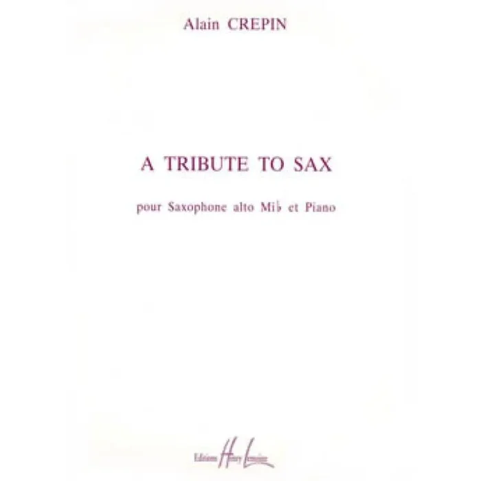 Crepin – Tribute To Saxophone