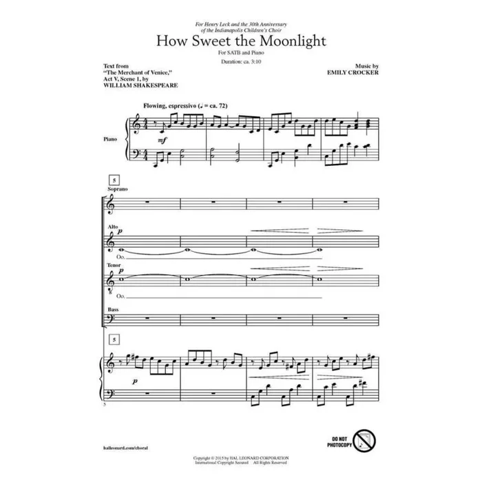 Crocker, Emily – How Sweet the Moonlight