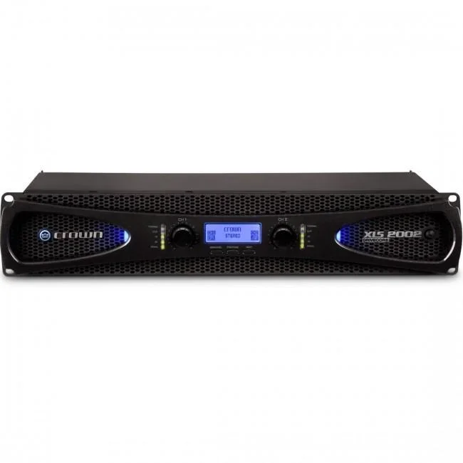 Crown XLS 2002 Power Amplifier 2-Ch 650W 4Ohm w/ DSP Control