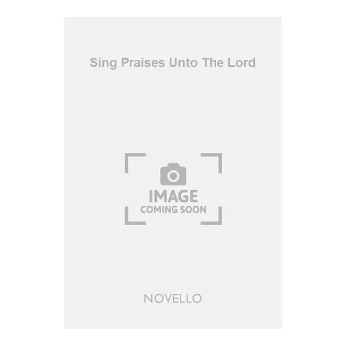 Cruickshank, W.A.C. – Sing Praises Unto The Lord
