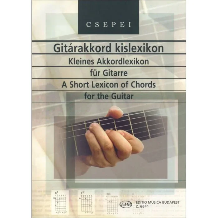 Csepei, Tibor – A Short Lexicon of Chords for Guitar