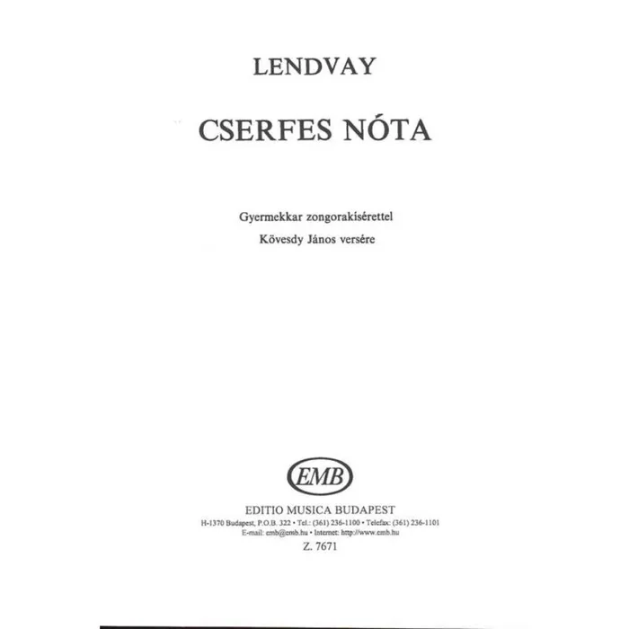 Cserfes nota
