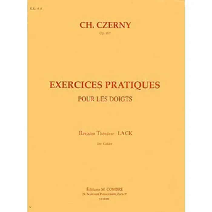 Czerny, Carl – Exercices pratiques Op.802 Vol.1