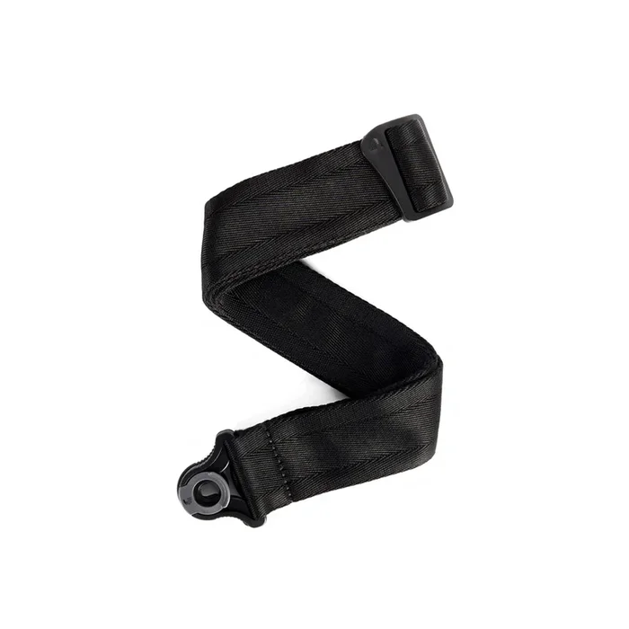 D’Addario 50mm Auto Lock Guitar Strap Black – 50BAL00