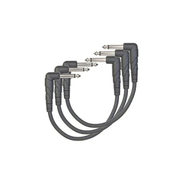 D’Addario Classic Series Patch Cables 3 pack, 6 Inches PWCGTP305