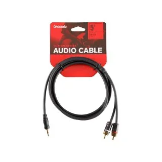 D’Addario Dual RCA to Stereo Mini Cable