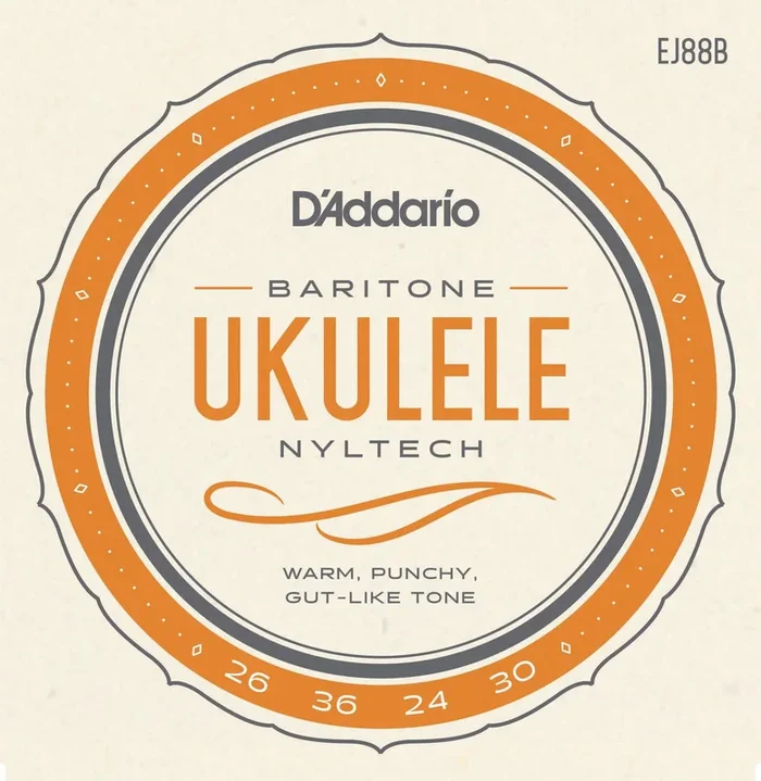 D’Addario EJ88B Nyltech Ukulele Strings, Baritone
