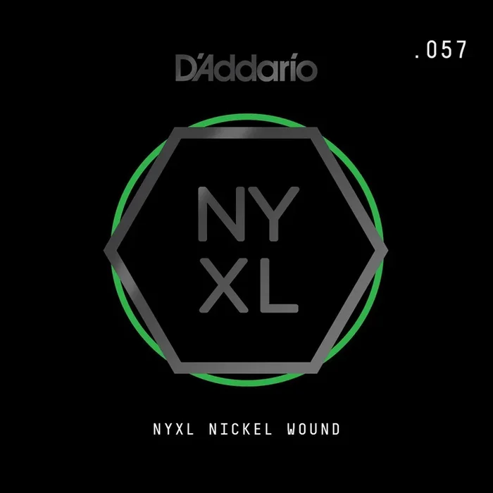 D’Addario NYXL Nickel Wound Electric Guitar Single String, .057