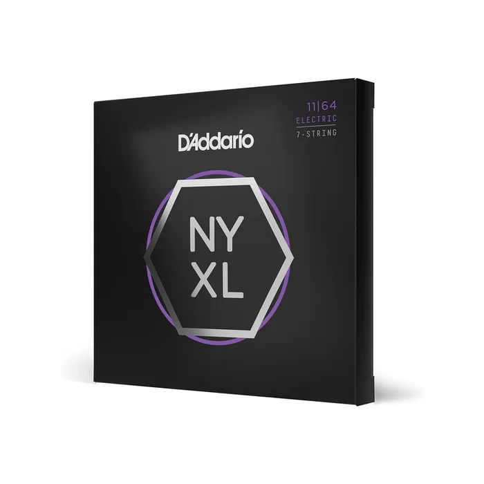 D’Addario NYXL1164 Nickel Wound 7-String Electric Guitar Strings Medium 11-64