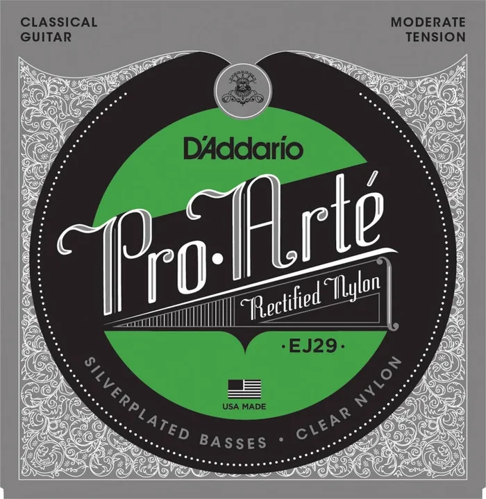 D’addario Pro Arté Rectified Trebles Classical Strings Guitar Moderate Tension – EJ29