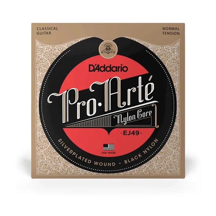 D’Addario Pro Arte Tensión Normal Cuerdas de Nylon Negras