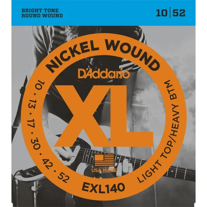 D’Addario XL 10-52 Electric Guitar Strings – EXL140