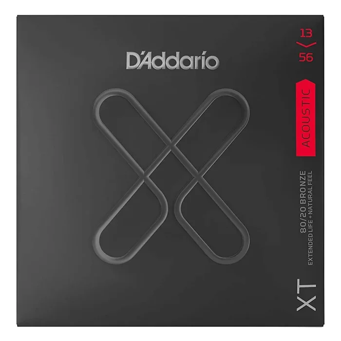 D’Addario XT Phosphor Bronze Acoustic Guitar Strings, Medium, 13-56