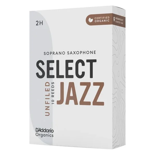 DAddario Woodwinds Organic Sel. Jazz Unf. SOP 2H