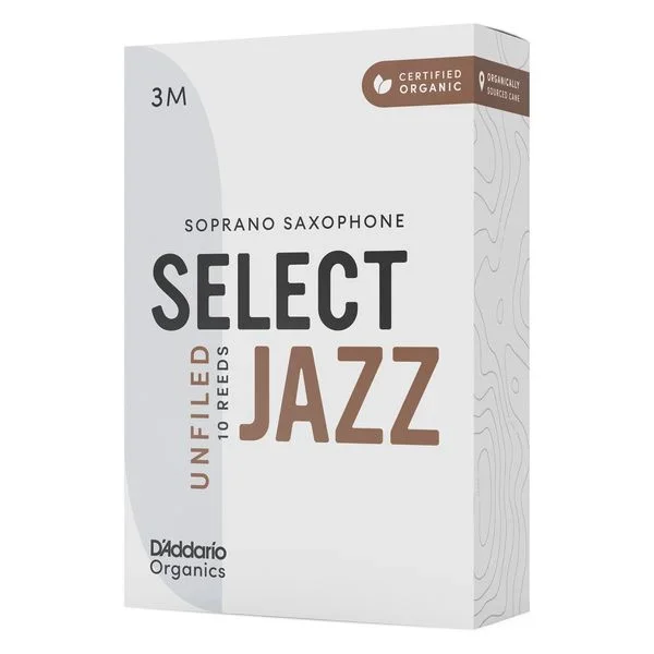 DAddario Woodwinds Organic Sel. Jazz Unf. SOP 3M