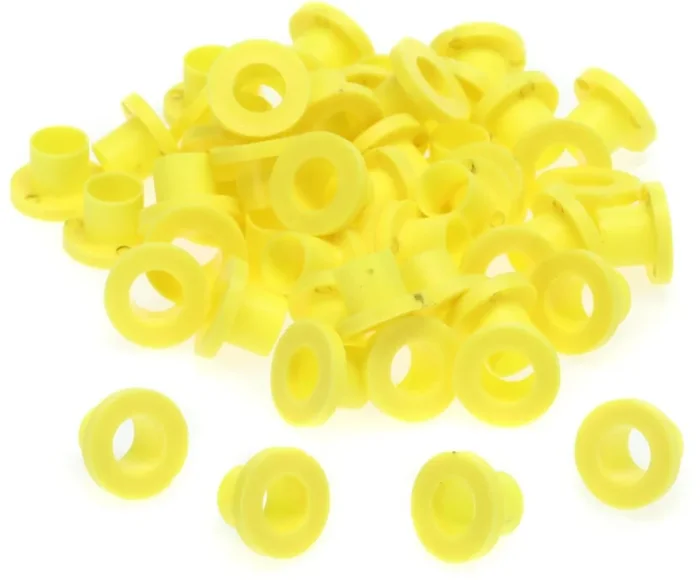 Danmar 100 Pack Nylon Tension Rod Washers – Yellow