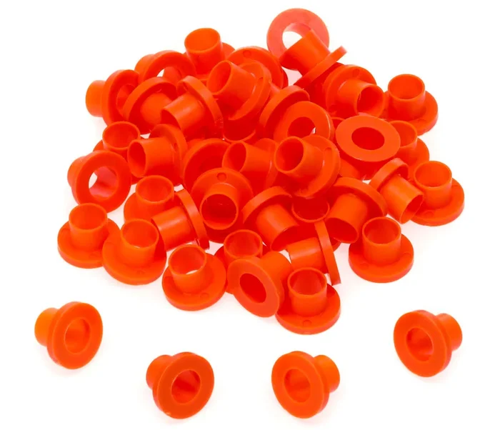 Danmar 50 Pack Nylon Tension Rod Washers – Orange