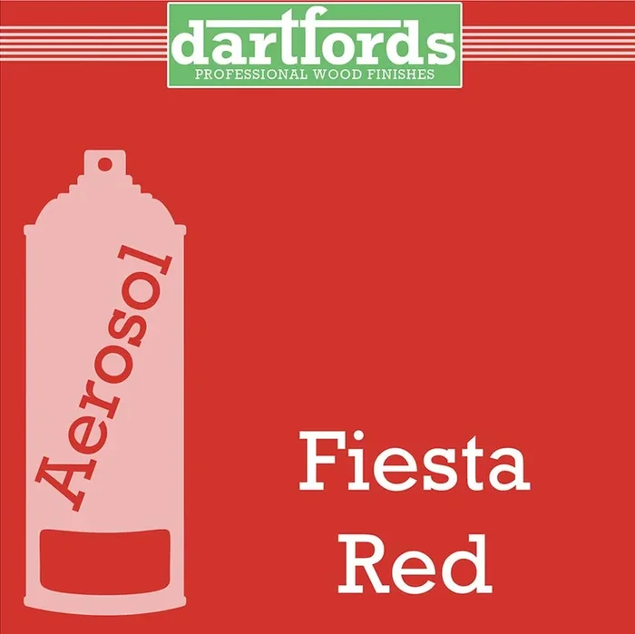 Dartfords cellulose paint Fiesta Red – 400ml aerosol