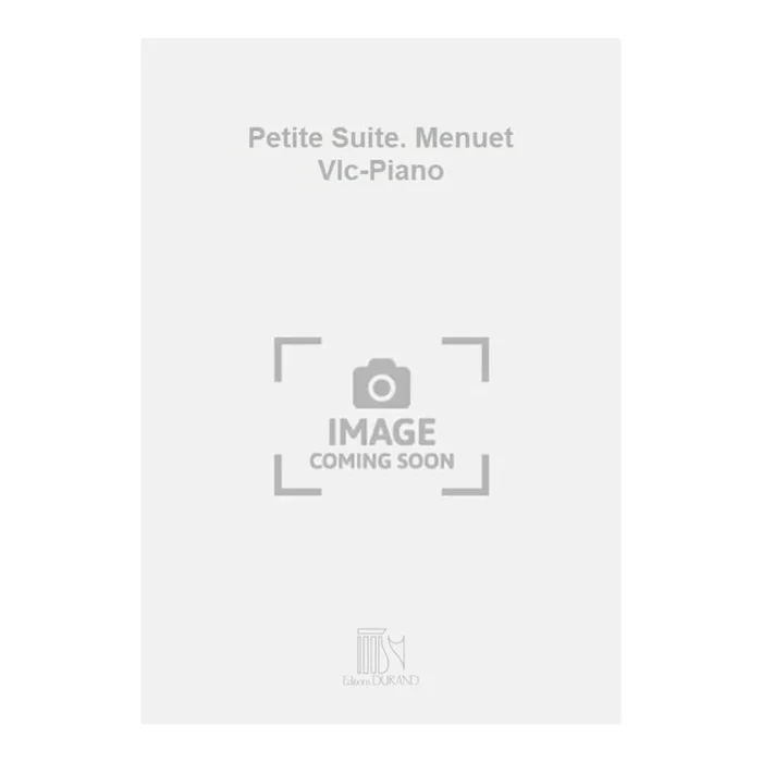 Debussy, Claude – Petite Suite. Menuet Vlc-Piano