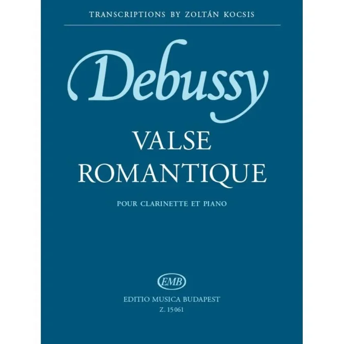 Debussy, Claude – Valse Romantique (clarinet and piano)