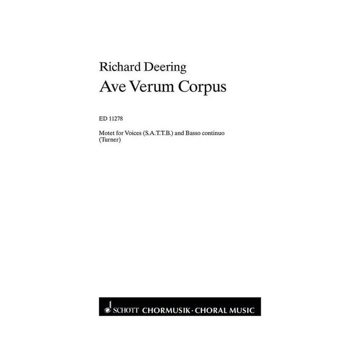 Deering, Richard – Ave verum corpus