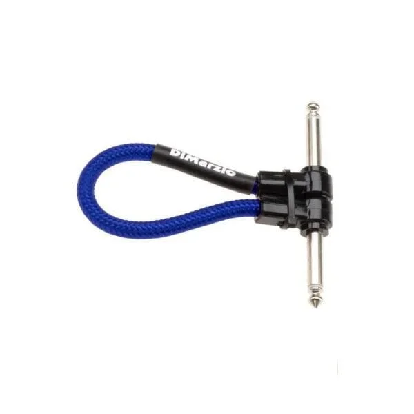 DiMarzio EB706EB Electric Blue Patch Cable 6inch