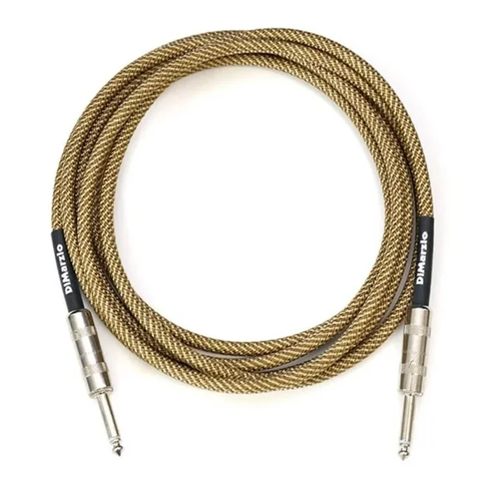 Dimarzio EP1718VT 18 Foot Pro Guitar Cable – Vintage Tweed