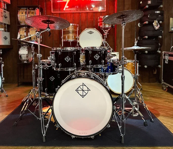 Dixon Cornerstone Hybrid 4-piece Shell Pack in Piano Black