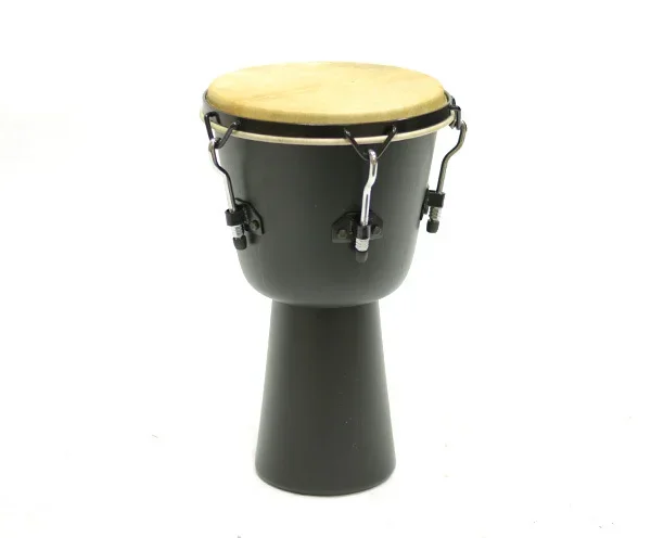 Djembe 12in. X 21in. (H) Rod Tuned-Black