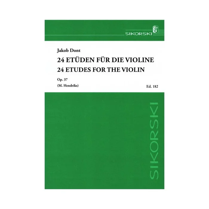 Dont, Jakob – 24 Etüden op. 37