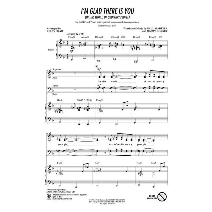 Dorsey & Madeira – I’m Glad There Is You
