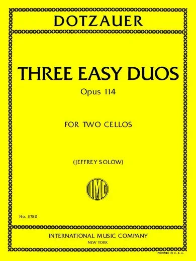 Dotzauer: 3 Easy Duos, Op. 114