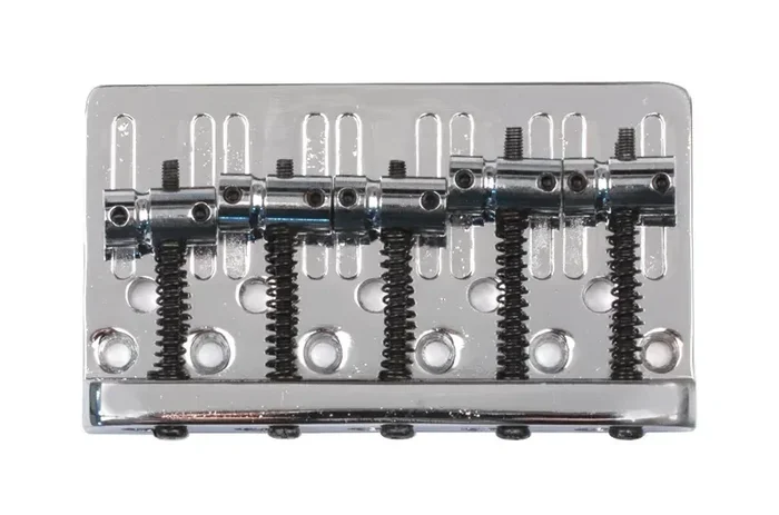 Dr Parts GPK859 5-String Bass Bridge/Tailpiece Chrome 9mm Diameter