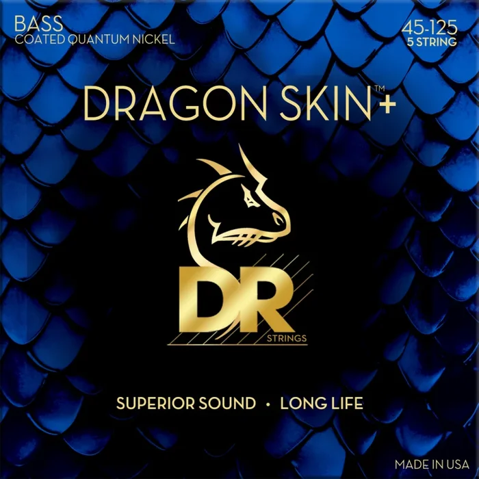 Dragon Skin+ Quantum Nickel Bass Strings 45-125