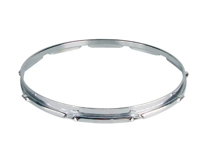 Drum hoop 14″”, chrome plated, 10 holes