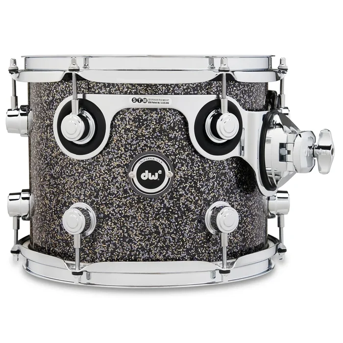 Drum Workshop DWe Rack Tom 8×10″ – Black Galaxy