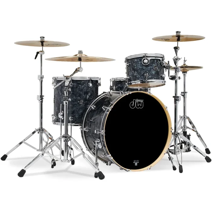 Drum Workshop Performance Series 4-Piece Shell Pack – Black Diamond