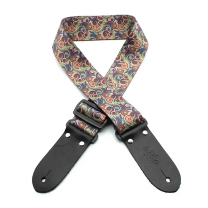 DSL Straps Weaving Series Digital Print Poly Guitar Strap 2in – Pais Mix