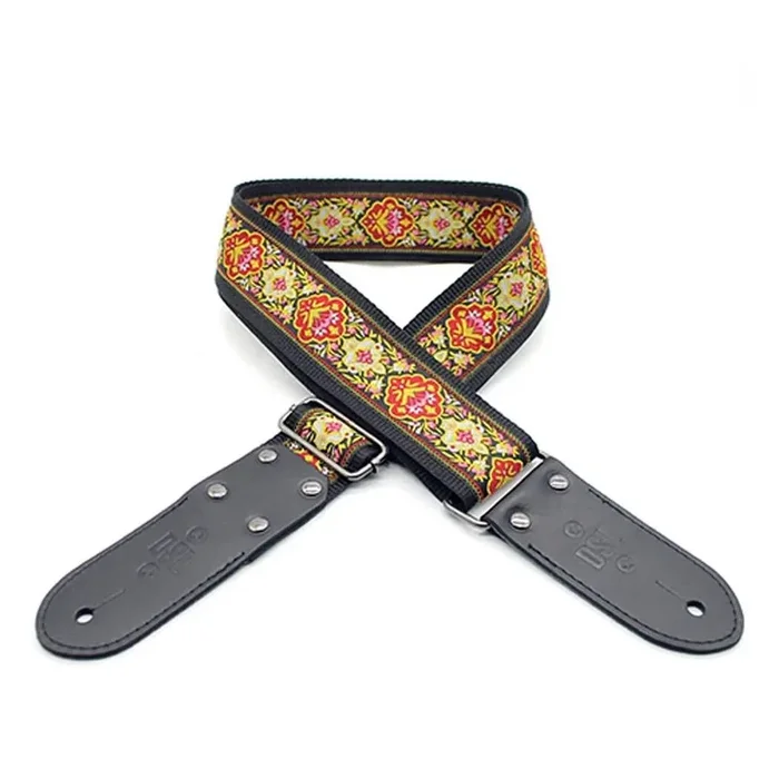 DSL Straps Weaving Series Jacquard Weaving Guitar Strap 2in – Whisper Pink