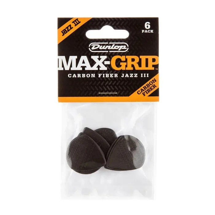 Dunlop Jazz III Max Grip Players Pack Grey – 6 Pack