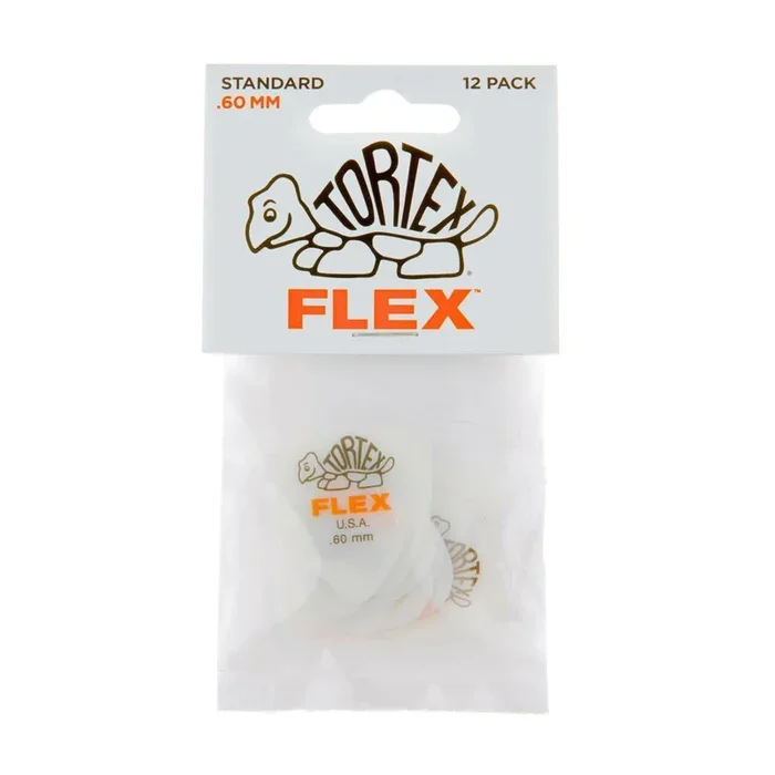 Dunlop Tortex Flex 0.60mm Players Pack Guitar Pick – 12 Pack
