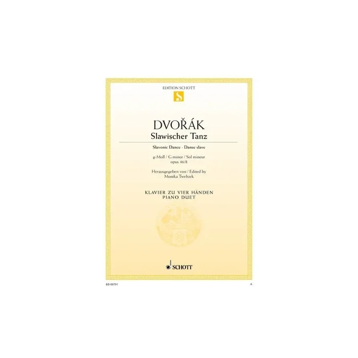 Dvořák, Antonín – Slavonic Dance G minor op. 46/8