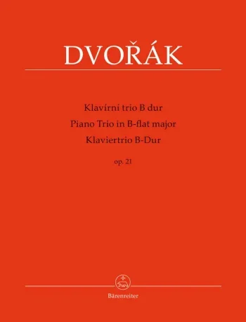 Dvorak : Piano Trio No.1 in B-flat, Op.21 (Urtext). : Mixed Ensemble: (Barenreiter)