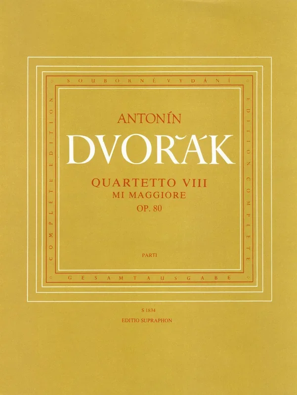 Dvořák: String Quartet No. 8 in E Major, Op. 80