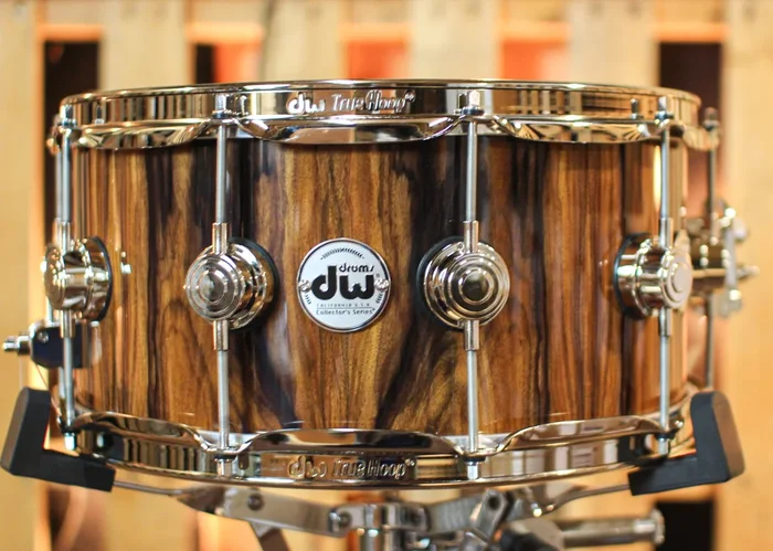 DW 6.5×14 Collector’s Maple Mahogany Santos Rosewood Snare Drum – SO#1344456